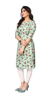 KETAKI FASHION  ₹145 WCP Women Printed Kurtis (Pack of 2)  izjzqq M 147 - Light Blue - Grey, XXL