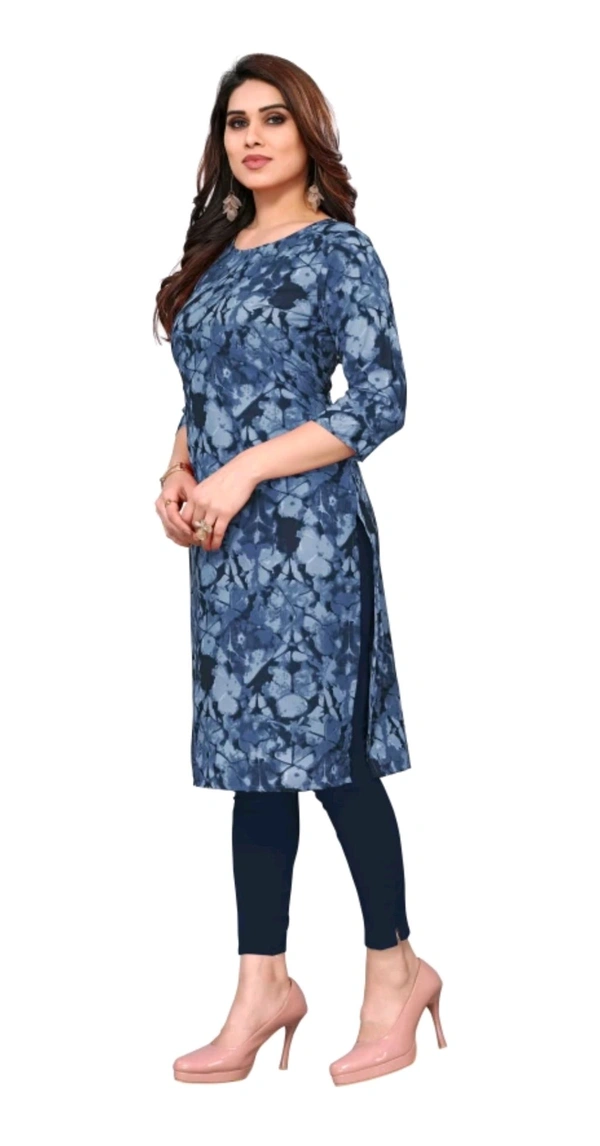 KETAKI FASHION  ₹145 WCP Women Printed Kurtis (Pack of 2)  izjzqq M 147 - Blue - White 84-83, S