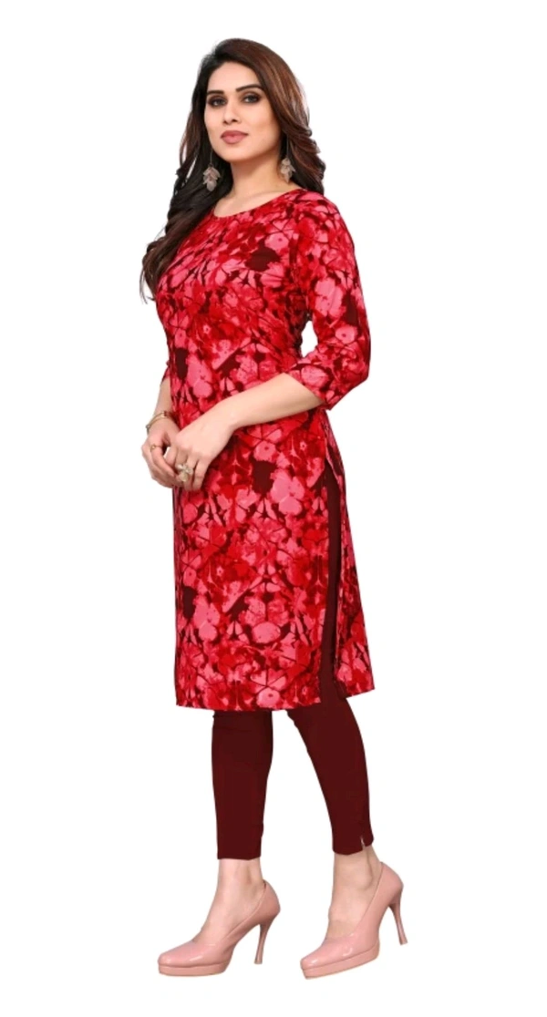 KETAKI FASHION  ₹145 WCP Women Printed Kurtis (Pack of 2)  izjzqq M 147 - Red - White 94-93, L