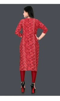 KASASKA ₹237 WCP Women Printed Kurta  - Red, M