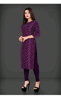 KASASKA ₹237 WCP Women Printed Kurta  - Blue, XXL