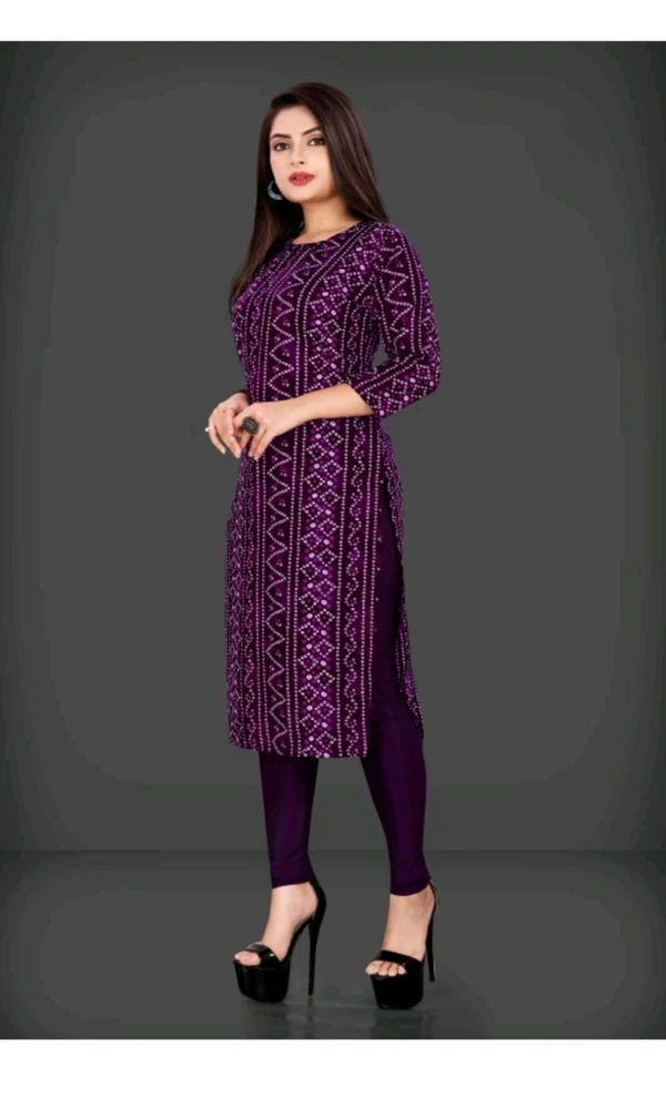 KASASKA ₹237 WCP Women Printed Kurta  - Green, XXL