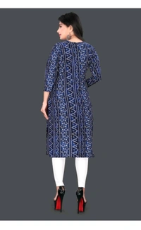KASASKA ₹237 WCP Women Printed Kurta  - Blue, M