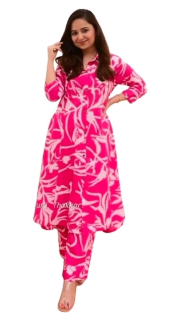 Bhagirath International  ₹437 WCP Kurta and Sharara srsra9 M 340 - Pink Flamingo, L