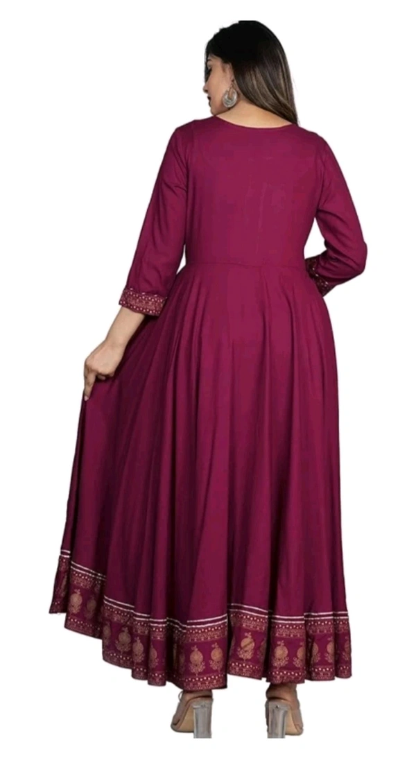 Shubham Suiwal Sanganer Free Delivery  ₹340 WCP Women Printed Kurta 3g940y M 329 - Wine, M