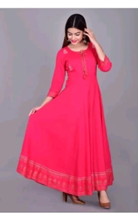 Shubham Suiwal Sanganer Free Delivery  ₹340 WCP Women Printed Kurta 3g940y M 329 - Pink, S