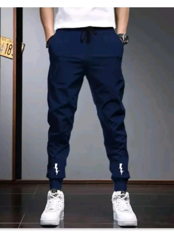 Drm Knitwear  ₹200 WCP Self Design Men Black Track Pants qjc6mz M 214 - Navy Blue, M