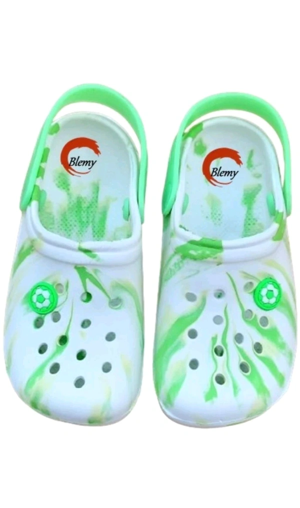 INVOY STORES  ₹207 WCP Boys & Girls Slip On Clogs (Multicolor) 6evkek M 220 - Green White, 1C