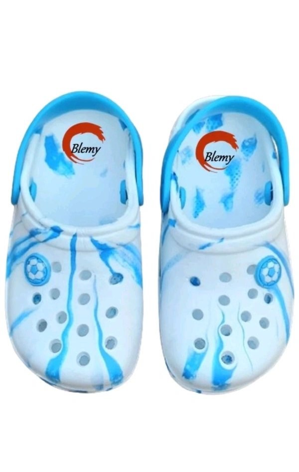 INVOY STORES  ₹207 WCP Boys & Girls Slip On Clogs (Multicolor) 6evkek M 220 - Blue White, 10C