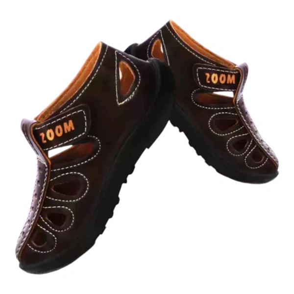 Leon Corporation  ₹186 WCP Boys & Girls Velcro Flats (Black) k9de6w M 201 - 7C