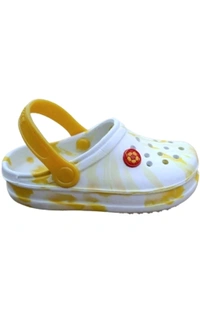 THE GROUNDING STORES  ₹158 WCP Boys & Girls Slip On Clogs vulklc M 300 - White Yellow, 8C