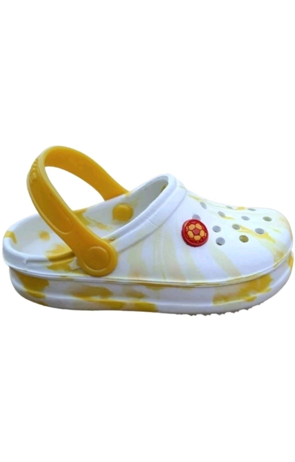 THE GROUNDING STORES  ₹158 WCP Boys & Girls Slip On Clogs vulklc M 300 - White Yellow, 8C