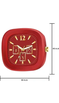 HRV SALES  ₹110 WCP Leather Strap Analog Watch For Men 0bdjfw M 168 - Red