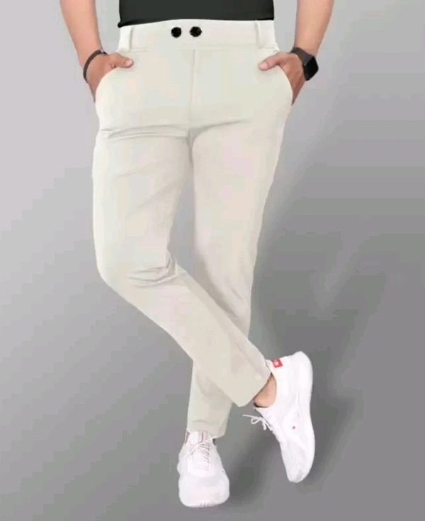 Aman Garments Free Delivery  ₹206 WCP Casual Men Track Pants uf33xe 290 - White, 34