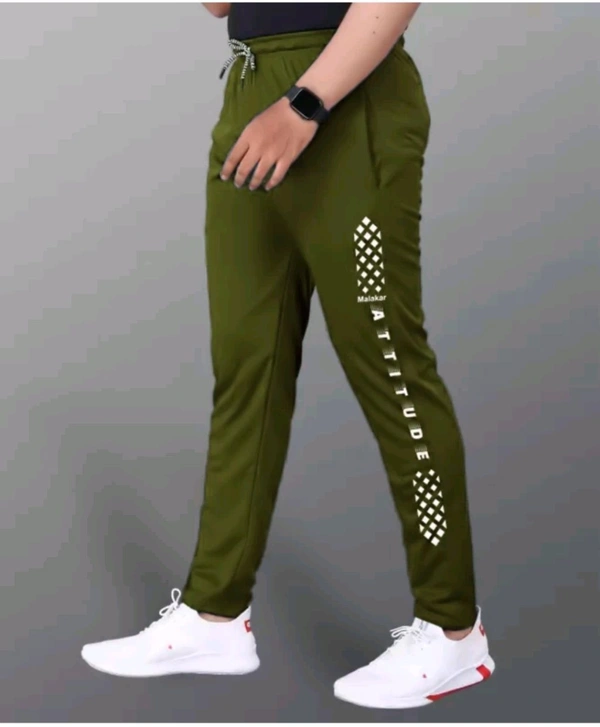 M/S REALSON Free Delivery  ₹188 WCP Track Pants For Men (Pack of 2) mwwm6e M 174 - Black & Mehndi, M