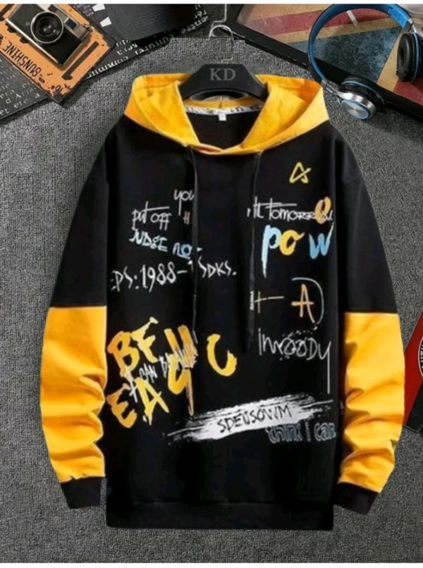Nakoda Fashion Free Delivery  ₹222 WCP Casual Hooded Neck Men Cotton Fleece Blend Sweater vt1iax M 336 - Yellow, M