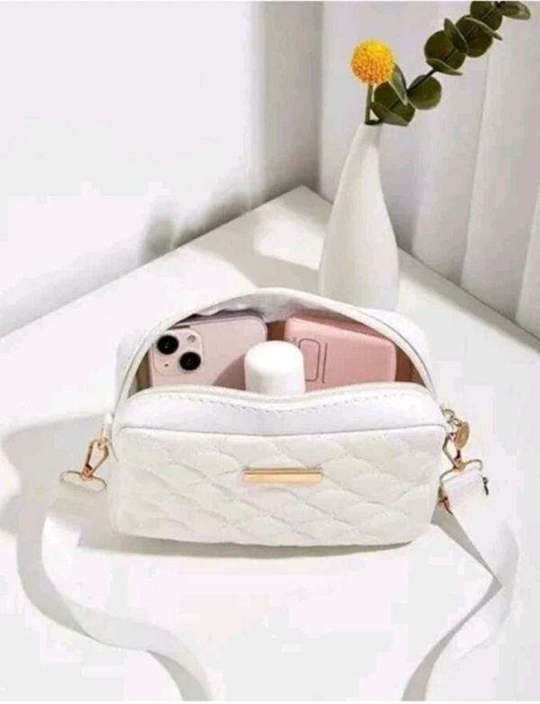 SHARA FASHION Free Delivery  ₹95 WCP White Messenger Bag Trendy Fancy Women Sling Bag szb2sn M 179