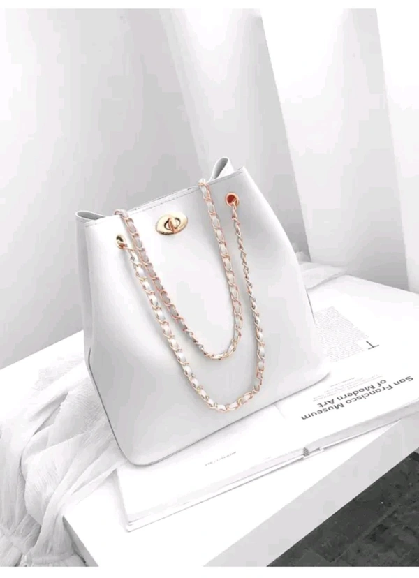 LIVE  ₹192 WCP Women White Handbag dkcagq M 256 - White