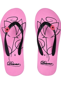 DIANO  ₹101 WCP Stylish Printed Flip Flop For Women ea95r3 M 162 - Pink, 8