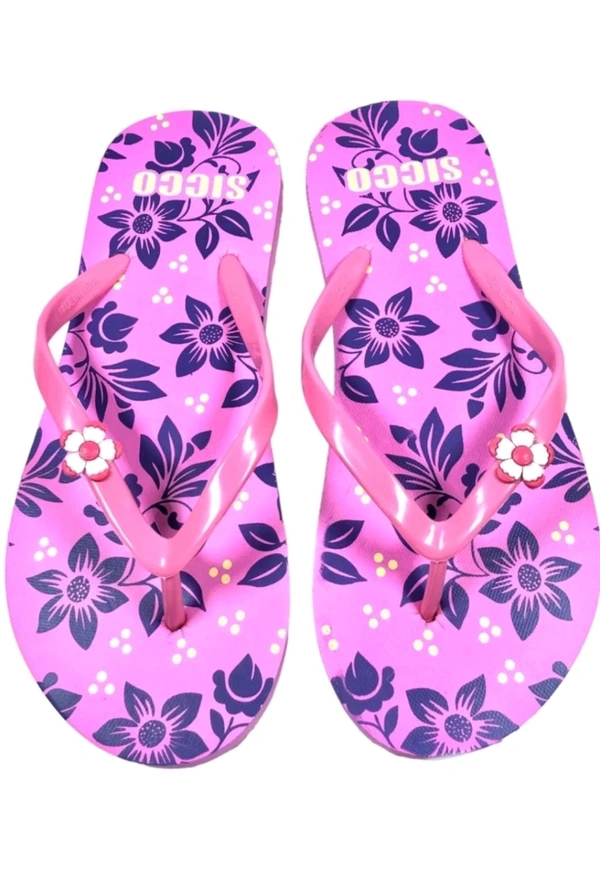 GARVIT ENTERPRISES  ₹105 WCP Daily Use Comfortable Stylish and Trending Slippers For Women and Girls Flip Flops bqtoi0 M 125  - Pink, 5