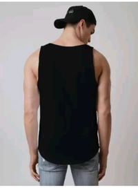 Akhtar enterprises  ₹115 WCP Polyester Fabric Gym Vest (Pack of 2) 4oeqwk M 116 - Black Yellow, S