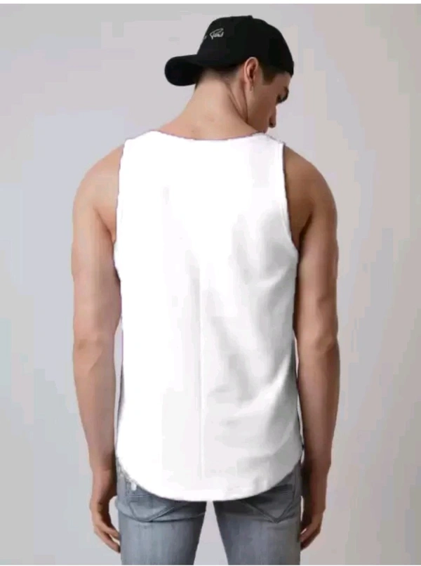 Akhtar enterprises  ₹115 WCP Polyester Fabric Gym Vest (Pack of 2) 4oeqwk M 116 - Black White, S