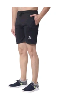 Ramashyama  ₹133 WCP Solid Men Multicolour Basic Shorts y39m1w M 150 - Black Navy, L