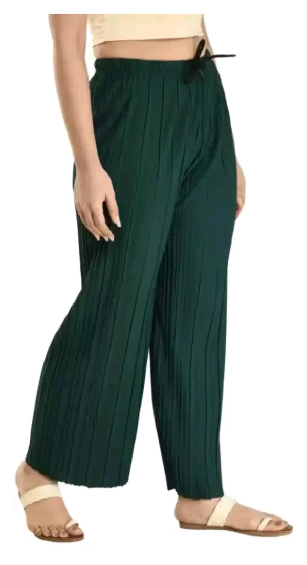 Fashionsense Free Delivery  ₹122 WCP Women Multicolour Trousers ve0ci3 M 137 - White - Green, Free