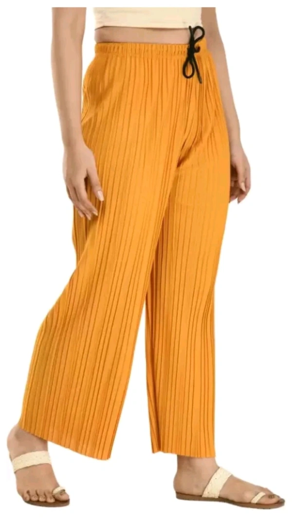 Fashionsense Free Delivery  ₹122 WCP Women Multicolour Trousers ve0ci3 M 137 - Yellow - White, Free