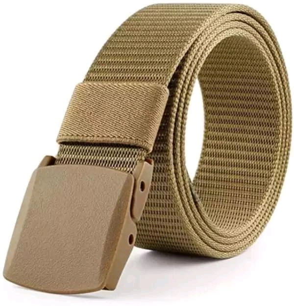 Anupam Sets & Money Purse Free Delivery  ₹185 WCP Men Gold Nylon Belt 0gdiah M 150 - Gold, Free