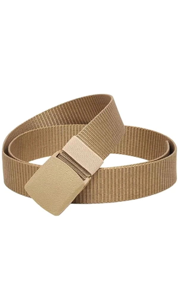 Anupam Sets & Money Purse Free Delivery  ₹185 WCP Men Gold Nylon Belt 0gdiah M 150 - Gold, Free