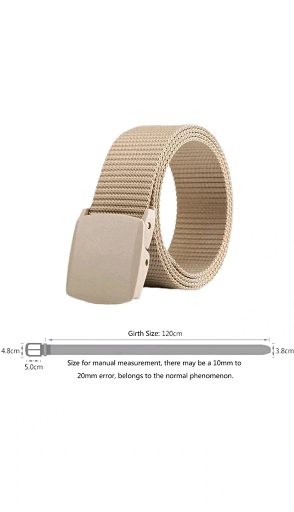 Anupam Sets & Money Purse Free Delivery  ₹185 WCP Men Gold Nylon Belt 0gdiah M 150 - Cream, Free