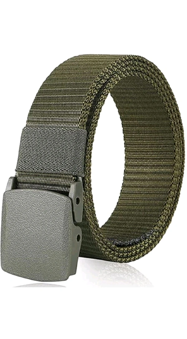 Anupam Sets & Money Purse Free Delivery  ₹185 WCP Men Gold Nylon Belt 0gdiah M 150 - Green, Free