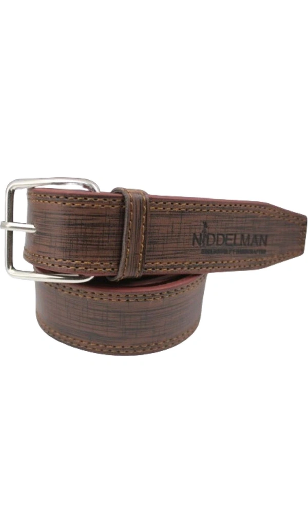 Niddleman Fashion India Free Delivery  ₹140 WCP Men Gold Artificial Leather Belt mumpp1 M 176 - Brown, Free
