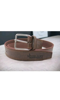 Niddleman Fashion India Free Delivery  ₹140 WCP Men Gold Artificial Leather Belt mumpp1 M 176 - Brown, Free