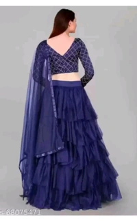 godadaro road surat  ₹323 WCP Semi Stitched Net/Anarkali Kurta & Bottom Material Self Design p8h536 M 348