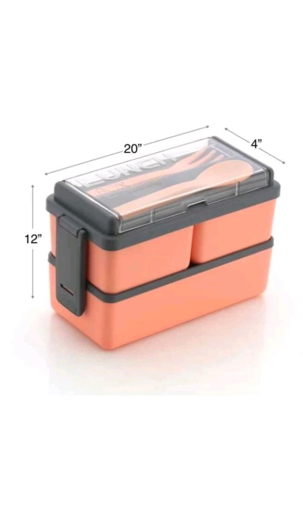 Plizzo Kitchenware  ₹136 WCP Primium Quality 3 Compartment Lunch Box cp888x M 158 - Pink