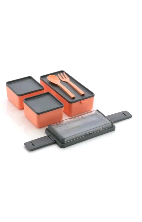 Plizzo Kitchenware  ₹136 WCP Primium Quality 3 Compartment Lunch Box cp888x M 158 - Pink