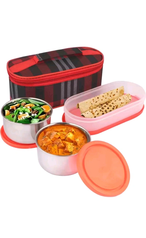Stock Shopping  ₹170 WCP Topware 3 Steel Container Lunch Box 4l5vzq M 194