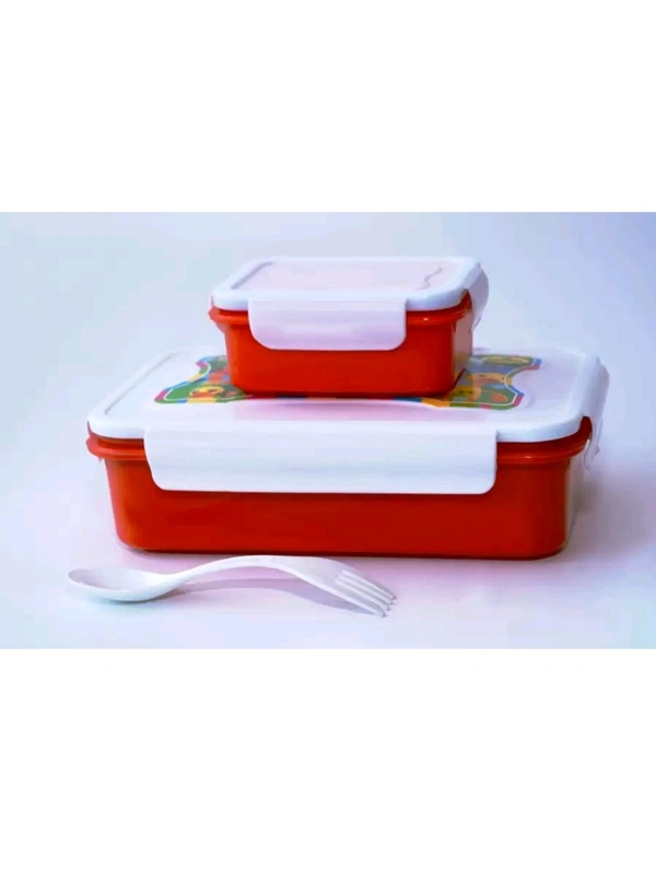 Aantic Enterprise  ₹112 WCP Air Tight 2 Compartment Lunch Boxes dxnjl5 M 127