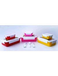 Aantic Enterprise  ₹112 WCP Air Tight 2 Compartment Lunch Boxes dxnjl5 M 127