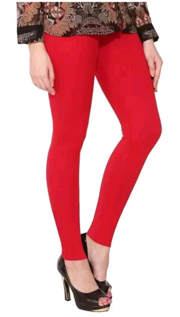 Ashish Jain  ₹127 WCP Ankle Length Western Wear Leggings 0zgnpo M 130 - White Red Black, Free