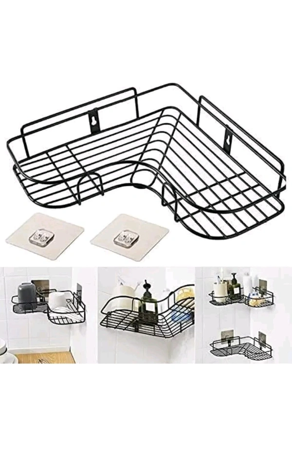 2MECH PRODUCTS  ₹236 WCP Stainless Steel Bathroom Corner Rack hzb6j7 M 175