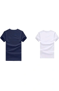 ATTITUDE START OF FASHION  ₹121 WCP Striped Men Multicolour T-shirt zm690o M 122 - White Blue, L