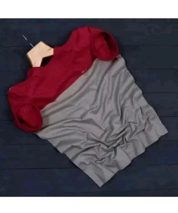 ATTITUDE START OF FASHION  ₹136 WCP Color Bloc Men T- shirt 1yl73u M 189 - Maroon Grey, M
