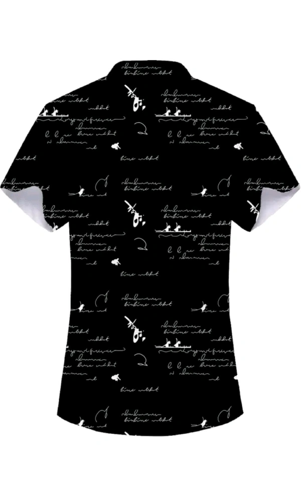 SHINAK INTERNATIONAL  ₹213 WCP Men Printed Casual Shirt sc5ao8 M 259 - Black, M