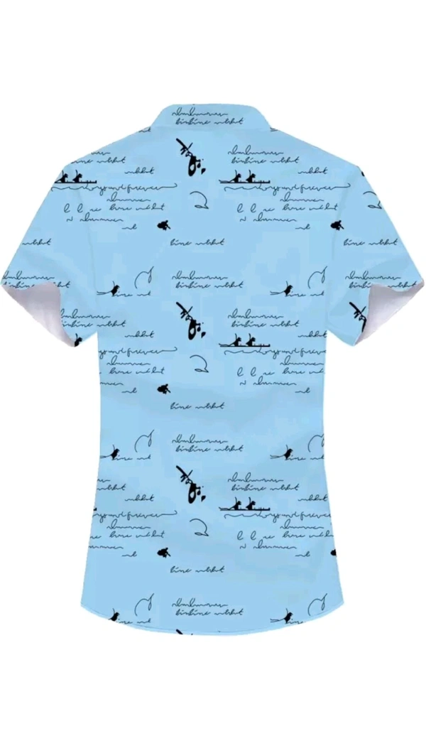 SHINAK INTERNATIONAL  ₹213 WCP Men Printed Casual Shirt sc5ao8 M 259 - Sky Blue, M