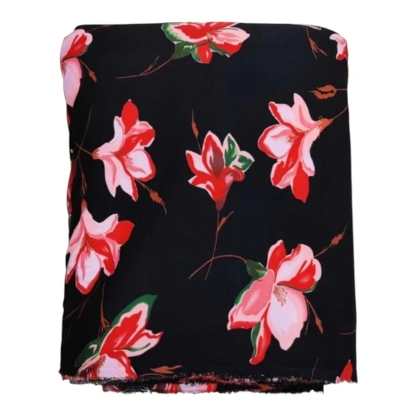 Lilaba Fabric  ₹117 WCP Crepe Floral Print Kurta Fabric (Unstitched) eov596 M 273 - Sachin -9