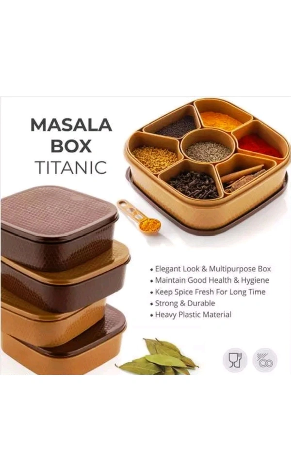 SIDDHESHWAR ENTERPRISE ₹198 WCP Spice Box For Kitchen ixob8y M 155