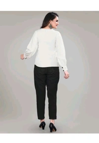 FN COLLECTION  ₹237 WCP Casual Women White Top vifvbg M 300 - XL